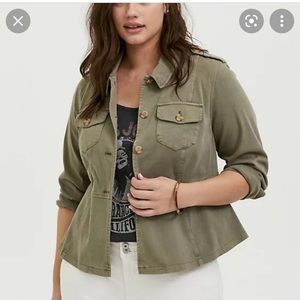 Green Torrid Jacket